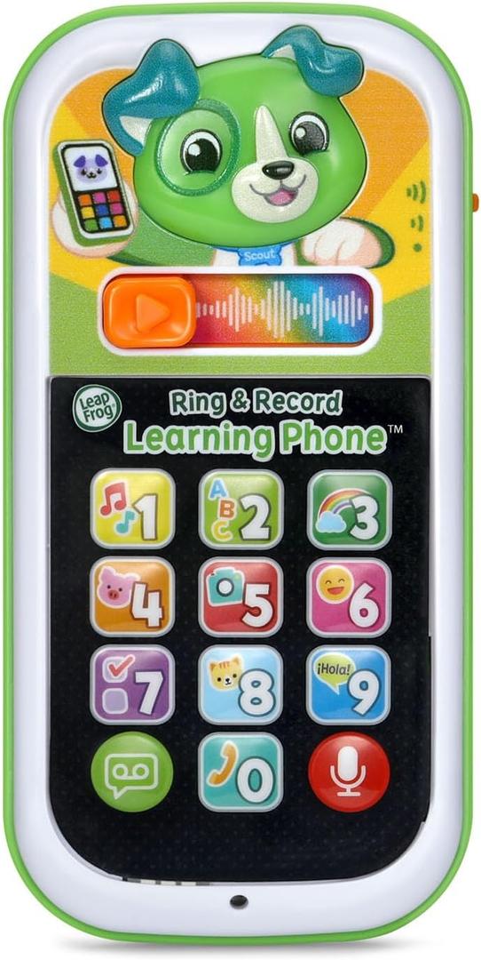 LeapFrog Scout's Ring and Record Learning Phone, Infant Pretend-Play Toy