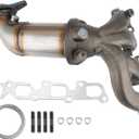 KAC Catalytic Converter Industrial Grade Stainless Steel w/Manifold & Gasket Kit Replacement for 2007-2012 Colorado 2.9L, 2007-2012 Canyon 2.9L, 2007-2008 i-290 2.9L OEM.No # 16611, 59223, 493