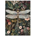 Paint by Numbers for Adult, Dragonfly Paint by Numbers Kit for Adults Beginners, DIY Dragonfly Acrylic Painting on Canvas for Home Wall Art Decor 16x20 Inch