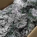 YITAHOME Prelit Snow Flocked Artificial Full Christmas Tree 9ft with Remote Control, Christmas Pine Tree with 11 Light-Modes, 2094 Branch Tips, and Foldable Base for Home, Party Decoration