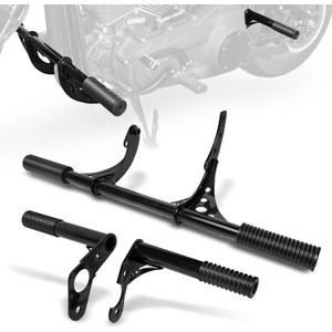 Front & Rear Highway Engine Guard Crash Bar Fit for Harley Low Rider S (2018-2024) & Low Rider (2018-2024) & Softail Street Bob (2018-2024)
