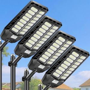 Deepn Ultra Bright Solar Lights Outdoor 8000W with Motion Sensor, TW003, 8000W*4PACK