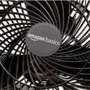 Amazon Basics Air Circulator Fan, Desk Fan for Bedroom, Home and Office, With 90-Degree Tilt Head, 3 Speed Settings, Lightweight (4.2 LBS), 70 Watts, Black, 14.8"Wx7.6"Dx14.1"H