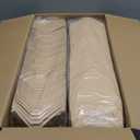 48 oz Take Out Food Containers 100 Pack, Disposable Kraft Paper To Go Containers Boxes, Microwaveable Leak and Grease Proof Take Out Boxes for Restaurant, Catering and Party