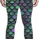 Olivefox Men's Compression Pants Baselayer Cool Dry Sports Tights Leggings (Multicolor) Medium