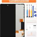 Not Original Screen for Google Pixel 7 5G Screen Replacement for Pixel 7 LCD Screen GVU6C,GQML3 Touch Display Digitizer Assembly Repair PartsBlack