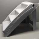 PetSafe CozyUp Folding Dog Stairs, Portable Indoor/Outdoor Pet Steps for Bed, Couch & Car, Grey, 20 Inch (Gray)