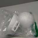 Crafjie 2PCS 6 Inchs White Foam Balls Half Round Polystyrene Half Foam Balls Craft Supplies Hemispherical Christmas Craft Ballfor DIY Home Craft Project and Art Decoration