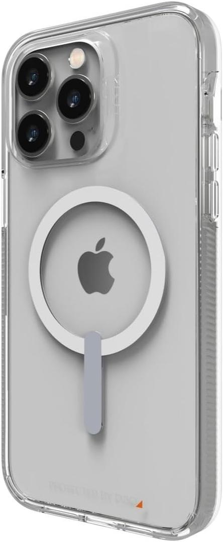 GEAR4 ZAGG Crystal Palace Snap Case Compatible with iPhone 14 Pro Max - Clear iPhone Case, D30 Drop Protection (13ft/4m), Anti-Yellowing Properties, Edge-to-Edge Protection, Magsafe Compatible Case