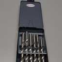 Mibro 248480 (29-Piece) Cobalt Steel Drill Bit Set with 135 Split-Point Tip for Drilling Through Stainless Steel, Ferrous Metal, Nonferrous Metal, Wood, and Plastic