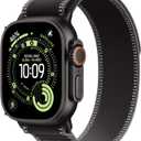 Apple Watch Ultra 3 [GPS + Cellular 49mm] Running & Multisport Smartwatch w/Rugged Titanium Case w/Black/Charcoal Trail Loop - M/L. Satellite Communications, Advanced Health & Fitness Tracking