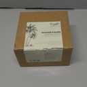 Viyffo Large Non Toxic Soy Candle - Winter Cedarwood & Amber, 12oz 3 Wick Scented Candle for Women & Men, Natural Coconut Shell Jar Perfect for Home Decor & Unique Nature Gift