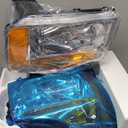 Headlights for 2004-2015 Nissan Titan, 2005-2007 Armada OEM Headlamp Replacement, High/Low Beam W/Bulbs, Driver & Passenger Side