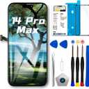 for iPhone 14 Pro Max Screen Replacement Kit 6.7 inch, Full HD LCD Display 3D Touch Screen Digitizer Full Assembly + Repair Tools,Model A2651, A2893, A2896, A2895, A2894