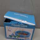 Pool Fishing Toys Games, Water Table Bathtub Toy with Inflatable Pool Pole Rod Net Plastic Floating Fish, Birthday Gifts for Kids Age 3 4 5 6 Year Old,Kids Outdoor Toys