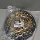 12Pcs Black Gold Graduation Decorations 2026 | 6" 8" 10" Hanging Paper Lanterns for Black and Gold Party Decorations, Birthday Decorations for Men, Retirement & Anniversary