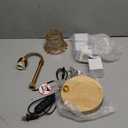 Candle Warmer Lamp with Timer & 3 Bulbs, Dimmable Electric CandleLight Adjustable Height and Brightness Candle Wax Warmer for Jar Candles Bedroom Home Decor House Warming Gift for Women (Amber)