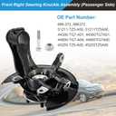 686-372 Front Passenger Side Steering Knuckle 51211-TZ5-A00 Front Right Wheel Hub Steering Knuckle Assembly Compatible with Honda Pilot 3.5L V6 2016-2022