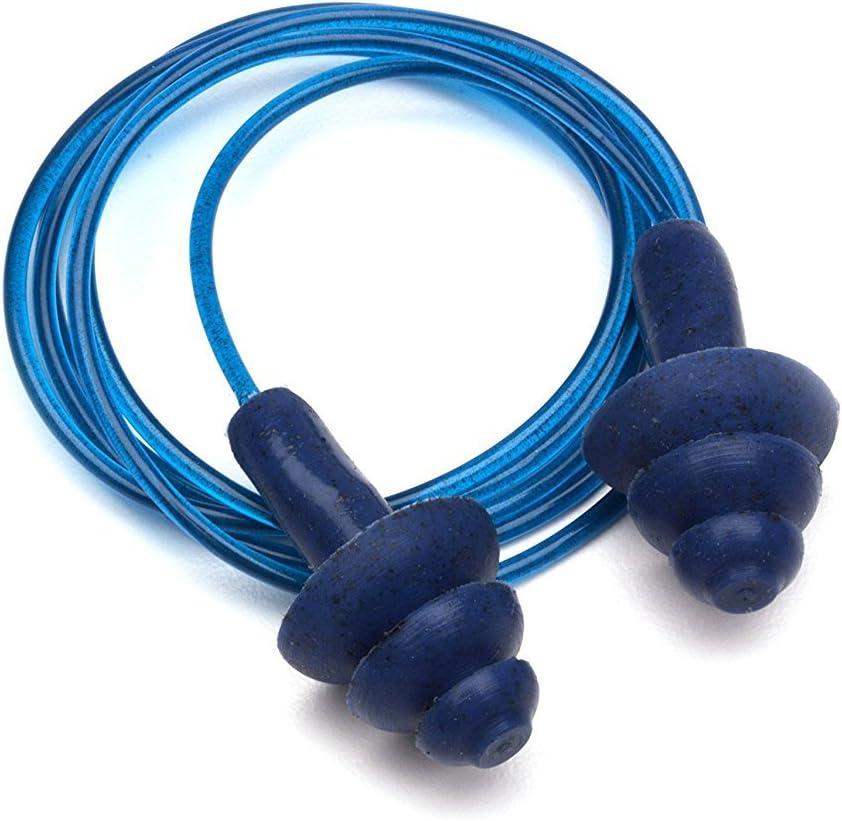 Pyramex RPD3001 Corded Reusable Metal detectable earplugs - NRR24dB - 50 Pair/Box, Blue
