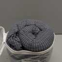 LA MEACK Couch Cushion Covers Seat Cushion Cover Stretch Couch Cover Separate Sectional Sofa Slipcovers Furniture Protector(3 Pieces for Seat or Sofa Backrest, Dark Grey)