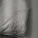 PARTISKY White Polyester Table cloth for Rectangle Tables 6f, Wrinkle Resistant Pleated Ruffle Table Cloth for Birthday Party Banquet Wedding Baby Shower