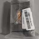 AWEN 4pcs Solid Metal Adjustable Wood/Glass Shelf Bracket Wall Mount, Brushed Nickel