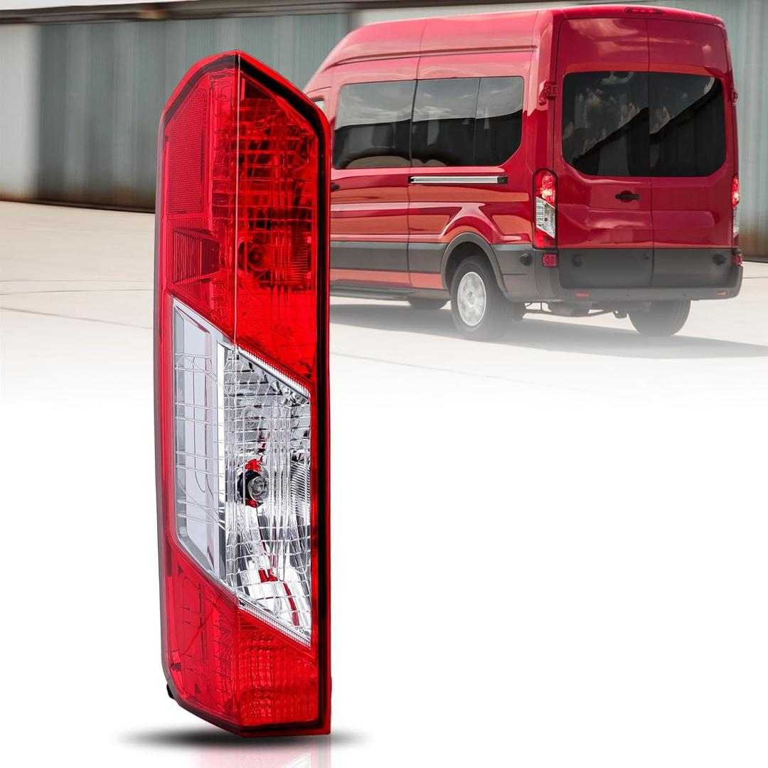 Tail Light For Ford Transit T150 250 350 2015-2025 Rear Lamp Taillight With Bulb and Harness (Left Driver Side)