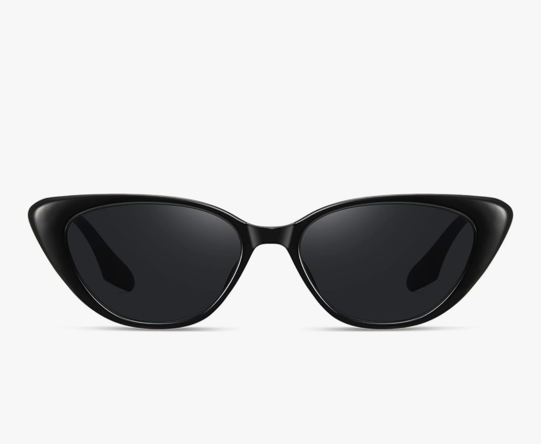 Retro Vintage Narrow Cat Eye Sunglasses for Women 90s Small Chic Style Trendy Sunnies UV400 Protection FZN7514