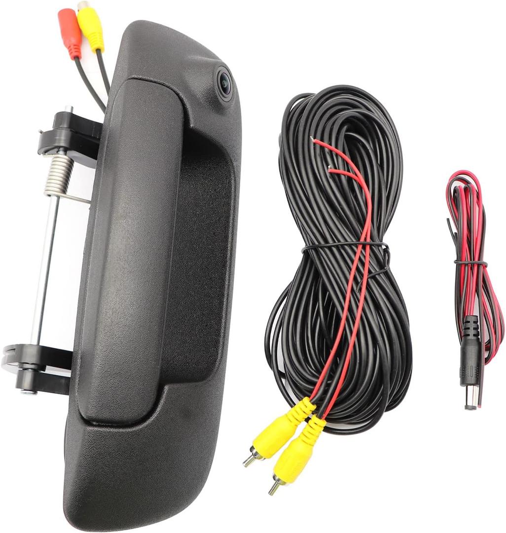 SecosAutoparts Backup Camera Tailgate Handle Compatible With Dodge Ram 1500 2500 3500 2002 2003 2004 2005 2006 2007 2008