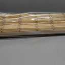 SEEYE Cordless Bamboo Blinds Shades, Light Filtering Bamboo Roller Shades Natural Roman Blind Shade, Roll Up Blind for Windows, Easy to Install for Door, Bedroom, 23" W x 64" H,Natural