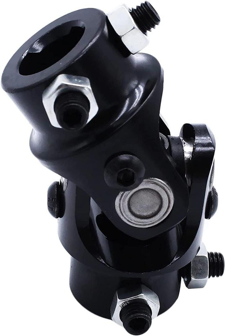1 PC SHLPDFM Single Universal Joint Black Powder Coated 3/4" DD X 3/4" DD Universal Steering Shaft U Joint Coupler 1 PC SHLPDFM Single Universal Joint Black Powder Coated 3/4" DD X 3/4" DD Universal Steering Shaft U Joint Coupler