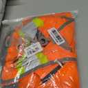UNINOVA Surveyor Safety Vest Reflective for Men, Class 2 Heavy Duty Safety Vests Reflective with Pockets and Zipper, High Visibility Construction Work Vest (Orange, Medium)