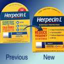 Herpecin L Lip Balm Stick; Cold Sore Sun & Fever Blisters and Chapped Lips Relief Lip Balm with SPF30, Lemon Balm, and Lysine, 0.1oz