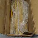 Arch Backdrop Stand Set of 2 With Cover (7.2FT+6FT) Gold Metal Wedding Arch Balloon Stand With Cover for Birthday Party Baby Shower Graduation Ceremony Decoration (White)