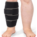 Plus Size Calf Compression Wrap For Severely Swollen Calves With Lymphedema, Big Calf Brace Increases Circulation & Reduces Muscle Swelling for Women and Men (Short, Large)
