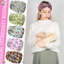 12 Pcs Book Lover Socks for Women Funny Book Print Headbands Reading Bookish Club Gifts for Christmas Librarian Students Teachers Gifts