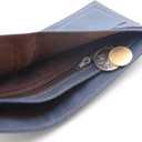 Mens Wallet Bifold Leather Matte Wallet for Men, Thin & Stylish Card Holder with ID Window