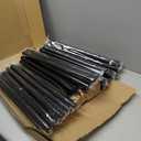 6 Pack 10 ft Heavy Duty Metal String Light Poles Adjustable Outdoor Lighting Stand for Patio,Backyard,Garden,Party & Wedding Rustproof & Sturdy with Hooks