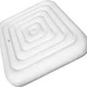 5.2Ft Inflatable Hot Tub Cover,Energy Saving Lid for Square Hot Tub,Outdoor Inflatable Hot Tub,Foldable Protective Rain Overflow Cover for Inflatable Outdoor Hot Tubs