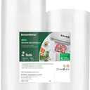 Bonsenkitchen Vacuum Food Sealer Rolls Bags, 8" x 50' & 11" x 50' Commercial Grade BPA Free Bag Rolls, Durable Customized Size Food Vac Bags for Storage and Sous Vide Cooking VB3212