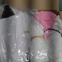 AJY 6 Feet Happy Birthday Inflatable Cake with Candle - Blow Up Indoor/Outdoor Yard Lawn Decoration