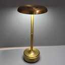 5200mAh Rechargeable Cordless LED Table Lamps Touch Sensor Light, 3-Levels Portable Dimming Wireless Battery Operated Lamp,Night Light/Restaurant Table/Outdoor/Coffee/Bar (Gold)