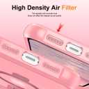 Hocase for iPhone 16 Pro Case 6.3", with Magnetic Ring Stand [Compatible with MagSafe] [Military Grade Protection] Slim Shockproof Translucent Protective Phone Case - Pink