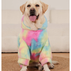 Dog Sweaters Hoodies Sweatshirts for Large Dogs Girl Boy, Matching Dog and Owner Clothes Separately Sold Tie Dye, Warm Christmas Outfits Cold Weather Coat for Dogs Fall Winter (Pet 5XL)
