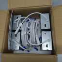 Meconard 4 Pack 4 Inch LED Recessed Ceiling Light with Junction Box, 3000K/4000K/5000K Selectable, 9W=75W 750LM, Dimmable Canless Downlights, ETL and Energy Star Listed