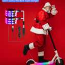Keiurot Scooter LED Light Strips for Night Riding 5V High Bright Skateboard Lights APP Control RGBIC Waterproof Electric Scooter Accessories 2 in 1
