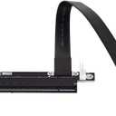 Cablecc PCI-E Gen3.0 1x to 16x Riser Cable 30cm PCI-Express PCI-E X16 Extender Right Angled Elbow Design (0.3M)