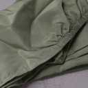 homing 2 Pack Rectangle Table Cloth, Elastic Fitted Fabric Tablecloth Fits for 6 Foot Folding Tables, Washable Table Cover for Picnic, Camping, Indoor & Outdoor (Green, 30" x 72")