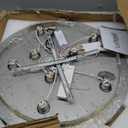 D24'' x H78'' Modern Crystal Chandelier for Foyer Glam Chandelier High Ceiling Chandeliers Large Raindrop Pendant Lights LED Dimmable Light Fixtures for Staircaes Living Room Entryway