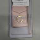 Asuwish Phone Case for iPhone 13 Mini 5.4 inch Wallet Cover with Tempered Glass Screen Protector and RFID Ring Credit Card Holder Cell iPhone13mini i-Phone 13minicase i iPhone13 13mini Women Rose Gold